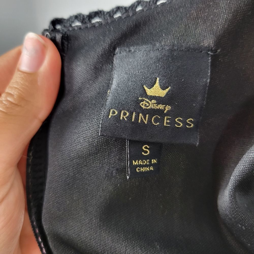 Disney Floral Sleeveless Fit & Flare Dress – Black Small - Picture 13 of 15